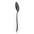 4 Coffee Spoons - Black Hammered MT15300