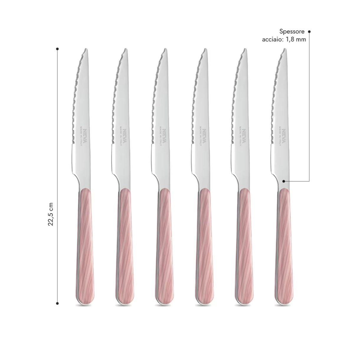 6 Coltelli Bistecca - Abete Rosa BD15500LM
