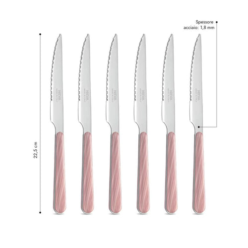 6 Coltelli Bistecca - Abete Rosa BD15500LM