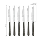 4 Steak Knives - Anthracite Pine BD15004