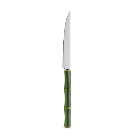 6 couteaux à steak - Bambou vert LD14407C