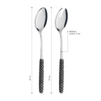 Coppia Insalata - Intreccio Nero LD14203C