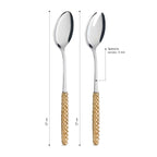 Coppia Insalata - Intreccio Beige LD14201C