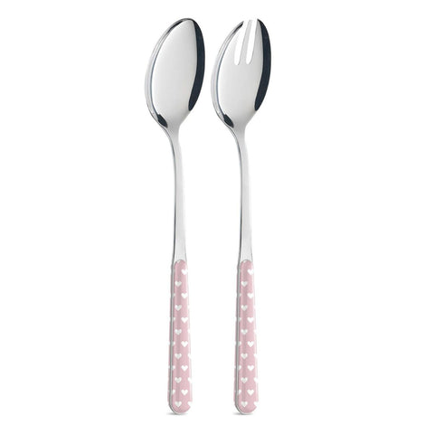 Assiettes à salade - Coeurs roses BD14060PLM