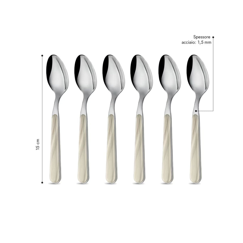 6 Cucchiai Caffè - Abete Avorio BD15500AV
