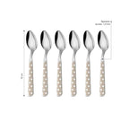 4 Cucchiaio Caffè - Cuoricini Tortora BD14060PTL