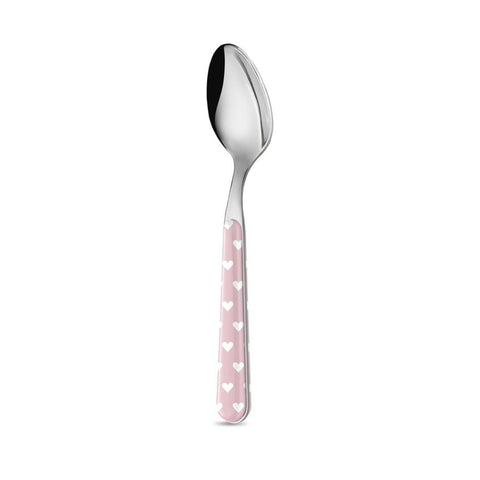 6 Coffee Spoons - Pink Hearts BD14060PLM