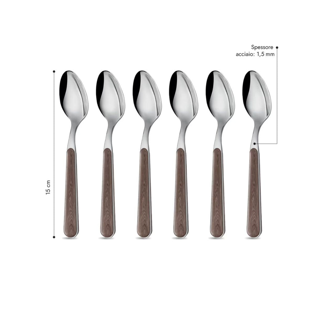 6 cuillères à café - Acacia BD15005