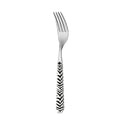 4 fourchettes de table - Zèbre Animal BD14001