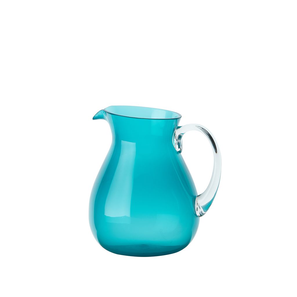 SMALL PITCHER 1 LT. - TURQUOISE - MEMENTO SYNTH