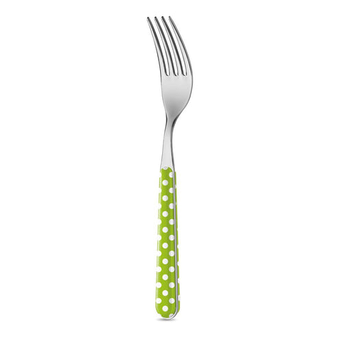 Table Fork - Green Polka Dot BD14053G