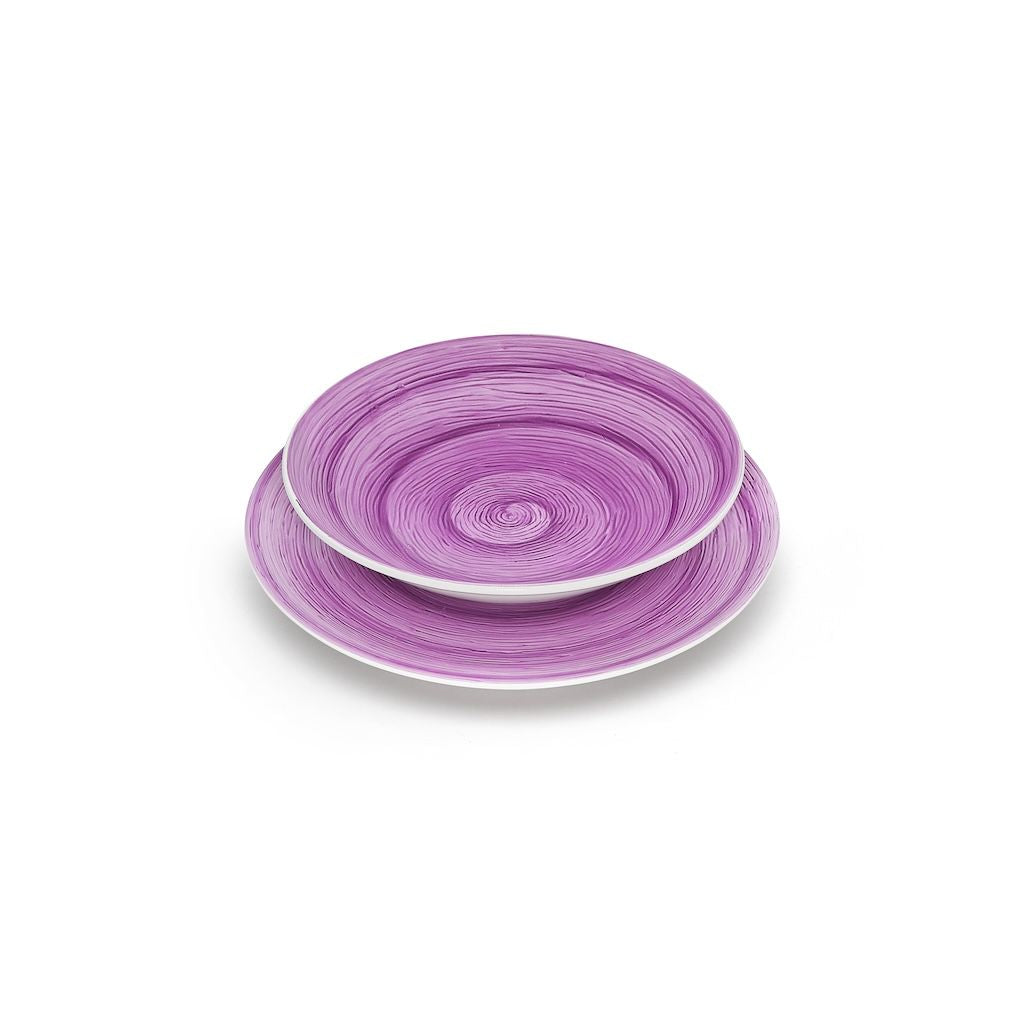 Memento Table Soup Plate - Mauve 