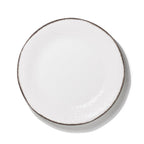 Memento Table Moon, assiette à dessert grigio tortora en céramique