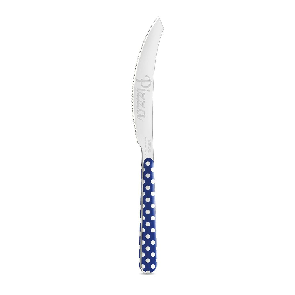 6 Coltello Pizza - Pois Blu BD14053B