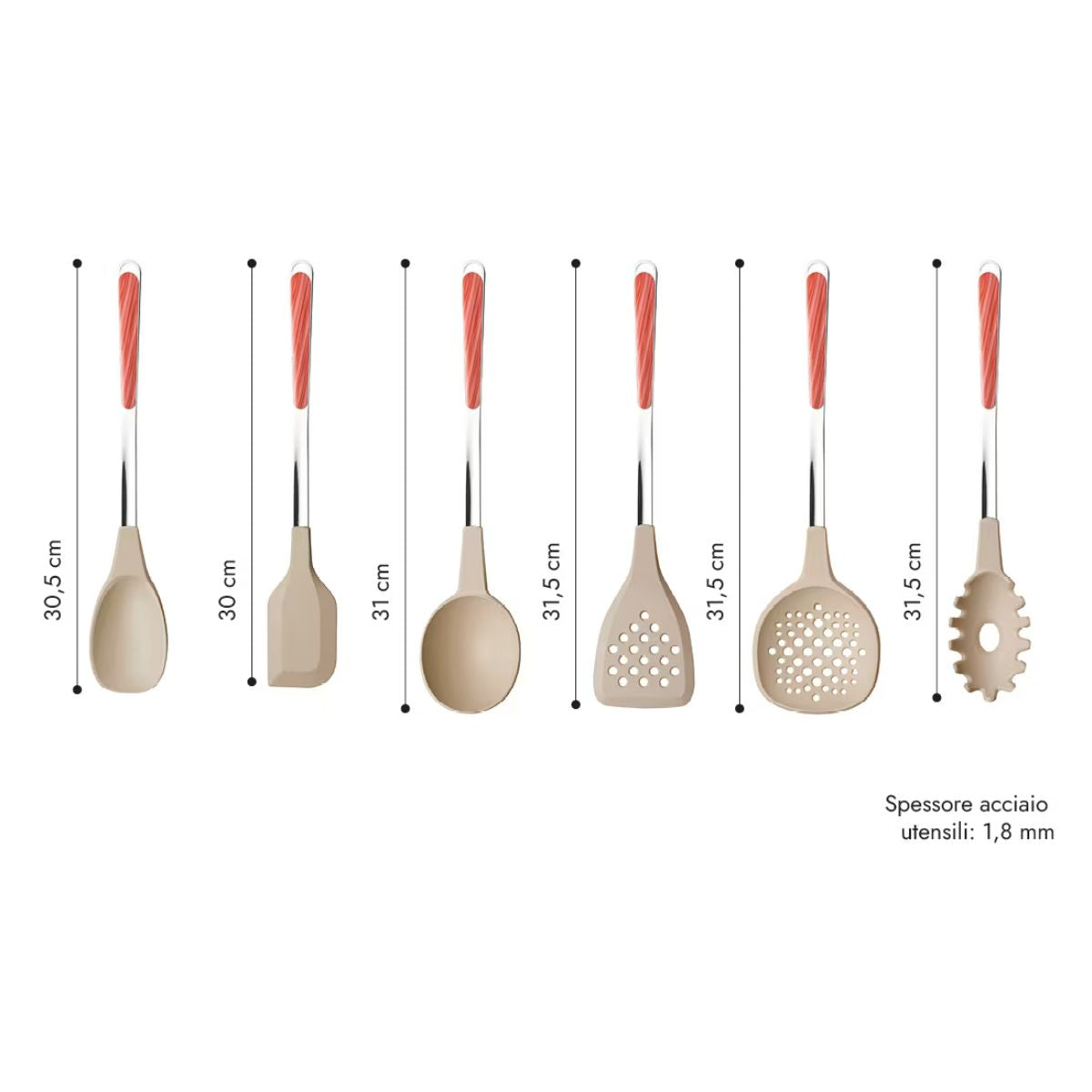 Cucchiaione - Abete Rosa Corallo BD15500PC