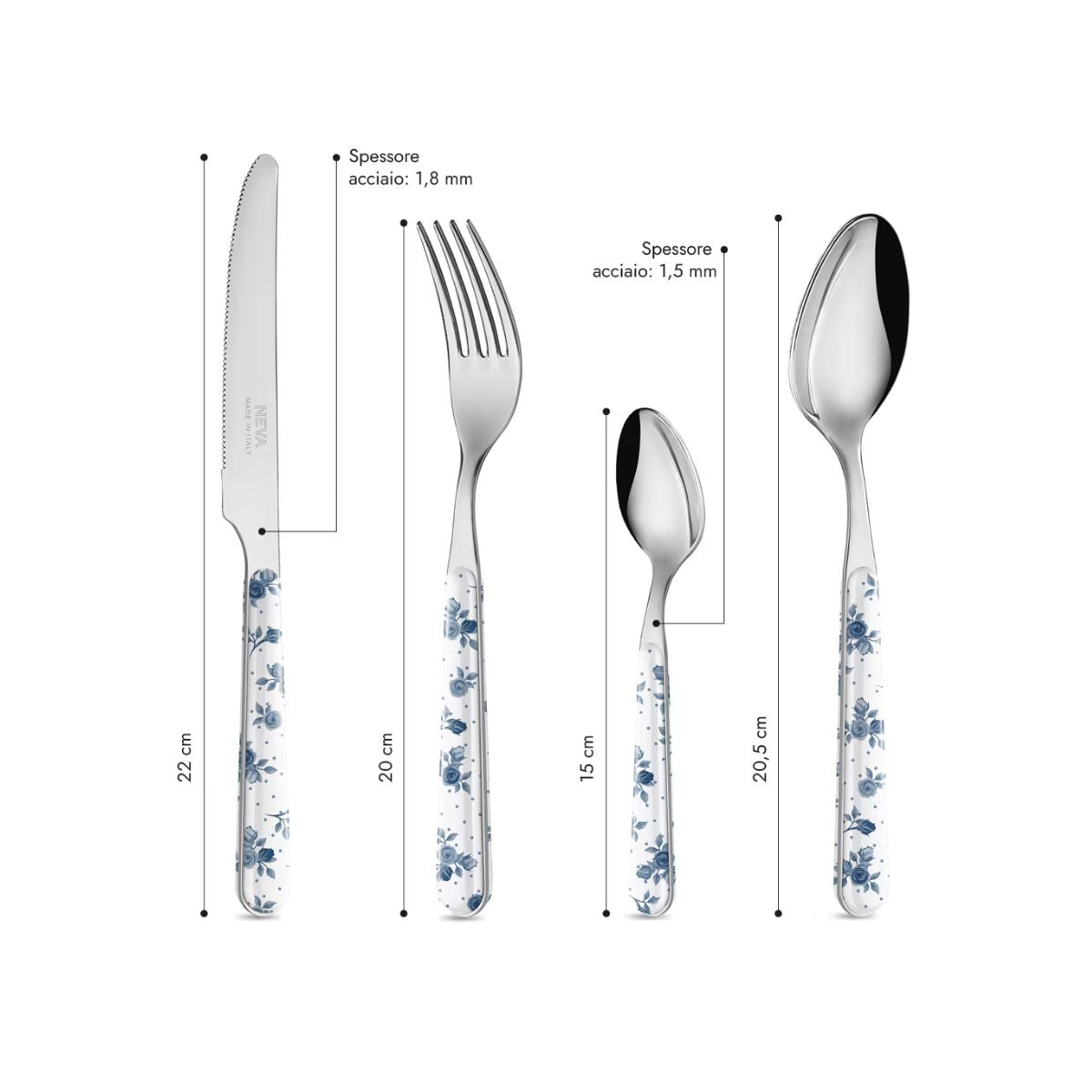 Set 24 pezzi - Roses BD140115B-CT