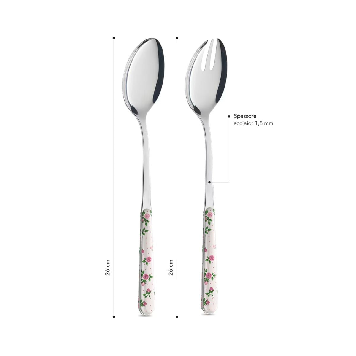 Coppia Insalata - Roses BD14015