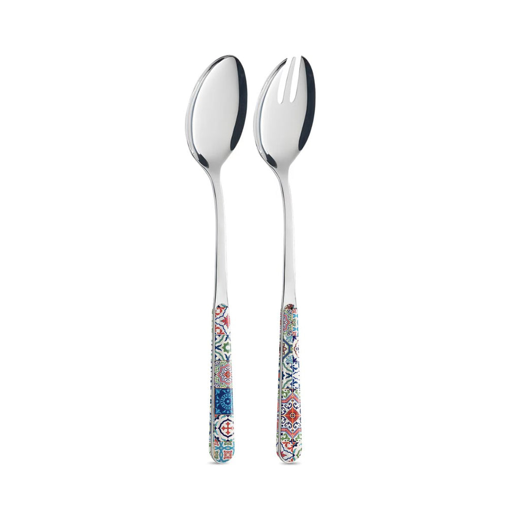 Coppia Insalata - Maiolica Policroma BD14286