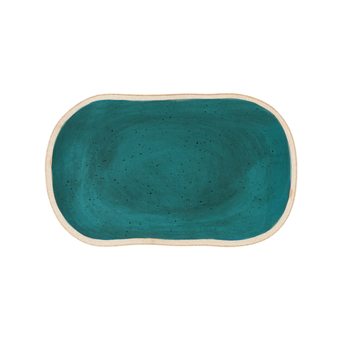 TERRAE BIANCO - MEDIUM RECTANGULAR TRAY - TOUCH-MEL