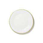Memento Table Moon, assiette à dessert vert citron en céramique