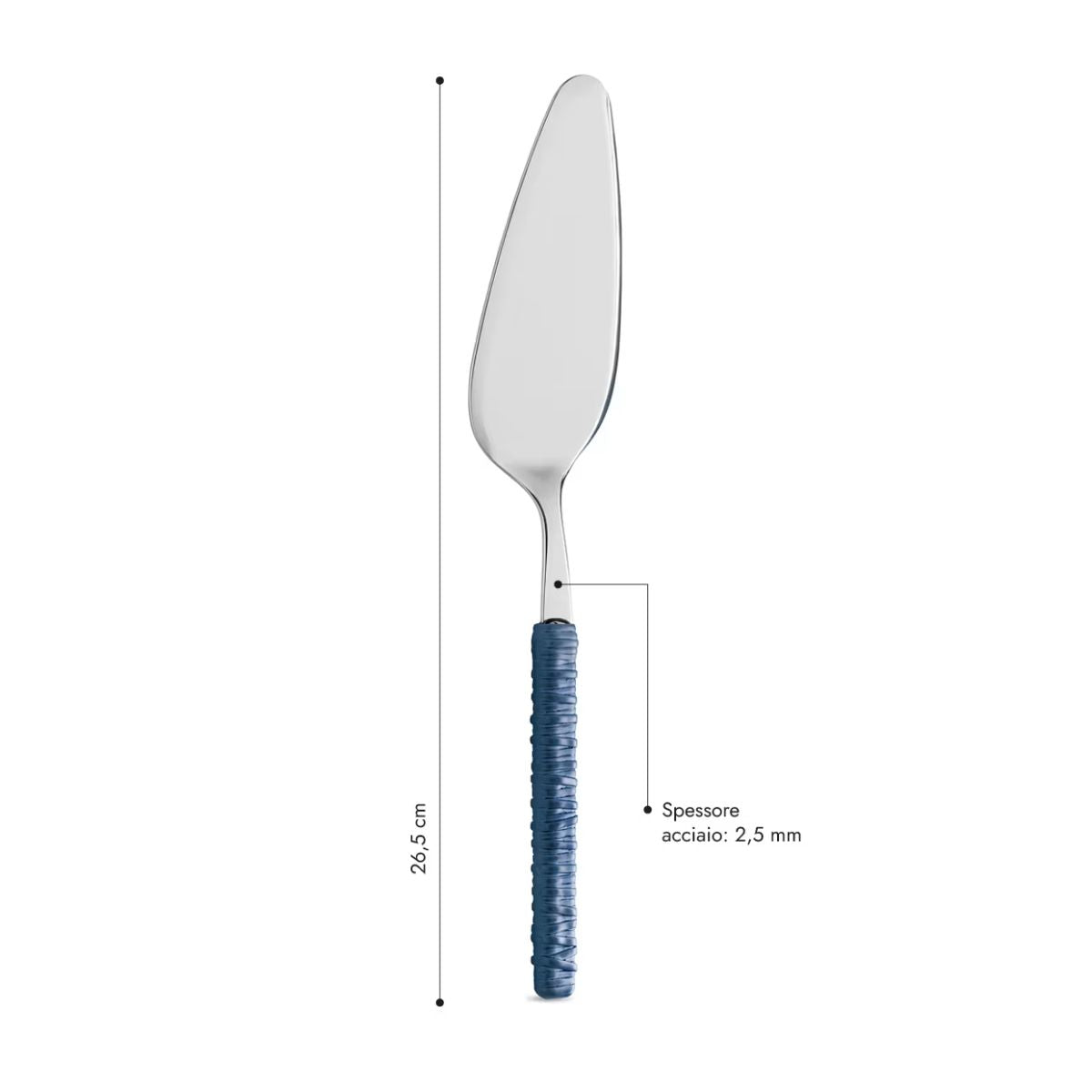 Pala Torta - Rattan Blu Avio LD14306C