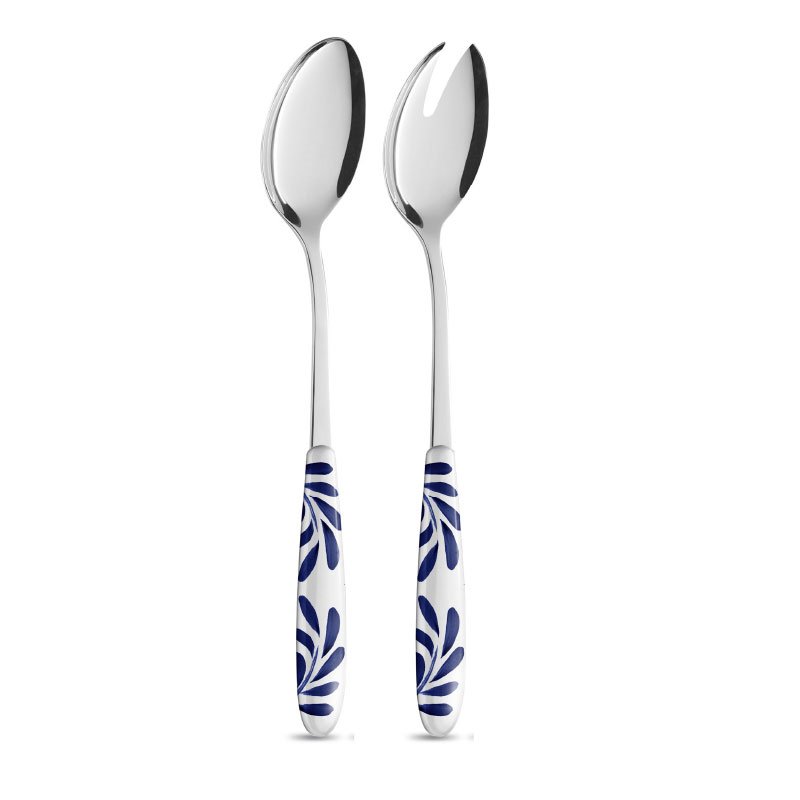 Pair of Santorini salad servers