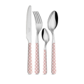 Set 24 pezzi - Pois Rosa BD14053LM
