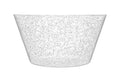 MEDIUM BOWL MEMENTO SYNTH - WHITE TRANSPARENT 